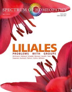 Liliales - Spectrum of Homeopathy 2019/1