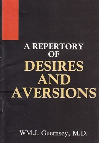A Repertory of Desires and Aversions
