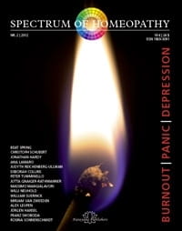 Burnout - Panic - Depression - Spectrum of Homeopathy 2012/2