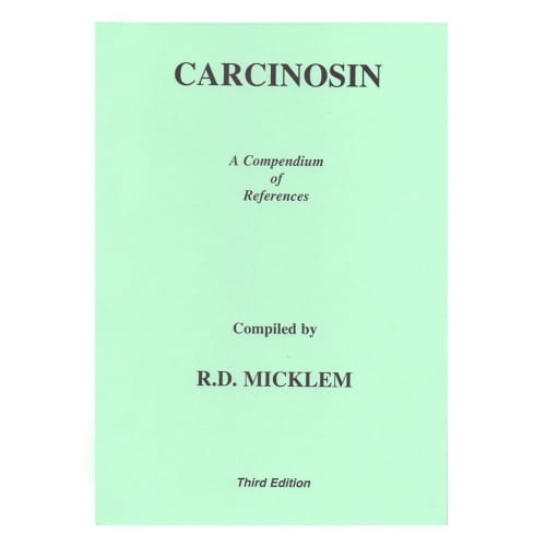 Carcinosin: A Compendium of References
