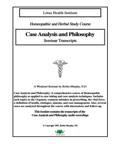 Case Analysis and Philosophy Seminar Transcripts