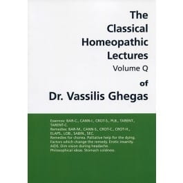 Classical Homeopathic Lectures: Volume Q