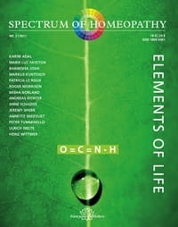 Elements of Life - Spectrum of Homeopathy 2011/2