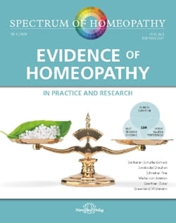 Evidence of Homeopathy - Spectrum of Homeopathy 2020/1