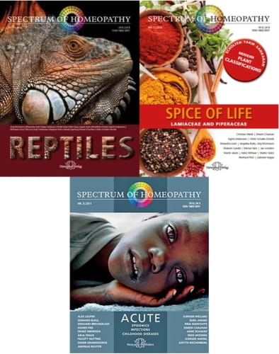 Set - Spectrum of Homeopathy - Reptiles / Spice of Life / Acute