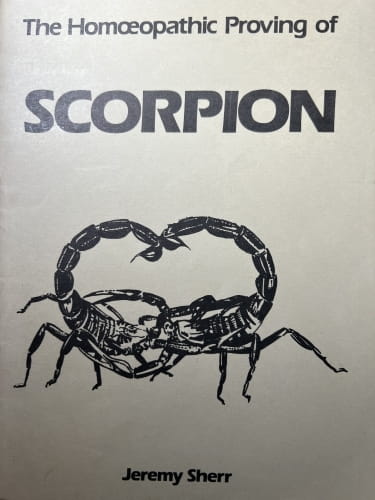 The Homoeopathic Proving of Scorpion
