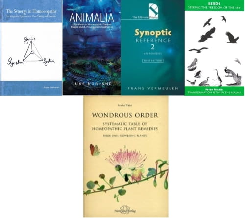 School of Homeopathy Booklist Four (Complete Set with 'Wondrous Order' by Michal Yakir)